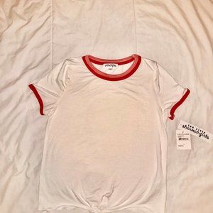 t-shirt with front tie